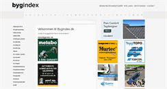 Desktop Screenshot of bygindex.dk
