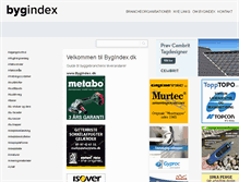 Tablet Screenshot of bygindex.dk
